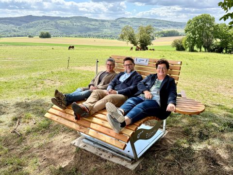 Neue Kalkwerkb&auml;nksken in Eisborn 
